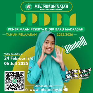 PPDBM MTs. Nurun Najah Kepuk Tahun Pelajaran 2025/2026 Telah Dibuka!